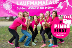 #PINKFIRST LAUFMAMALAUF UND Brigitte